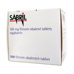 Сабрил (Вигабатрин) таблетки 500мг №100 (100 таблеток) в Хабаровске и области фото